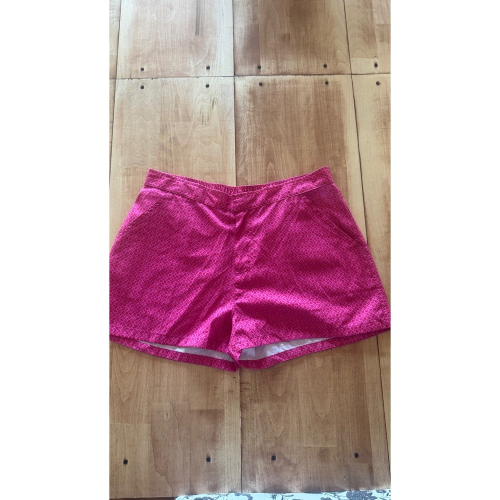 Cabana Life Womens XL Pink Geometric Diamond Print Swim Board Shorts Beachwear‎